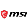 MSI logo featuring the red dragon shield emblem and bold black 'msi' wordmark, representing Micro-Star International.