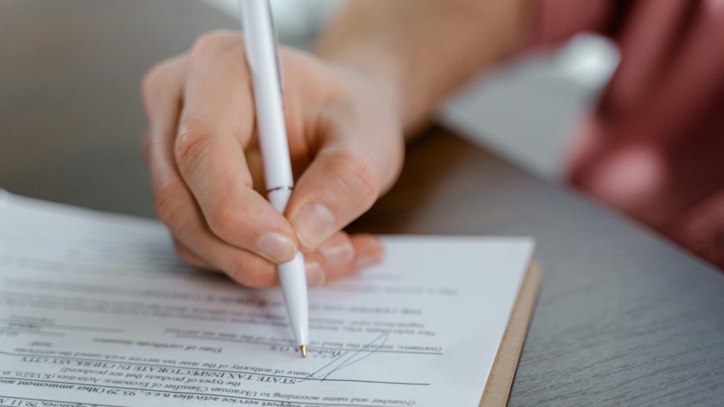 Legal Documents Signing