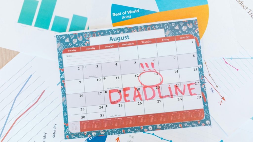 Tax Deadline Calendar